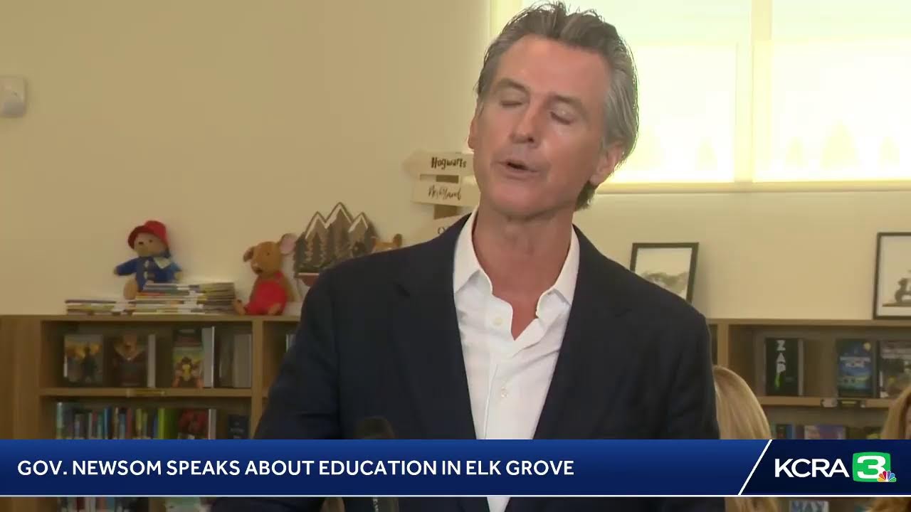LIVE | Gov. Newsom is speaking about education issues while in Elk Grove