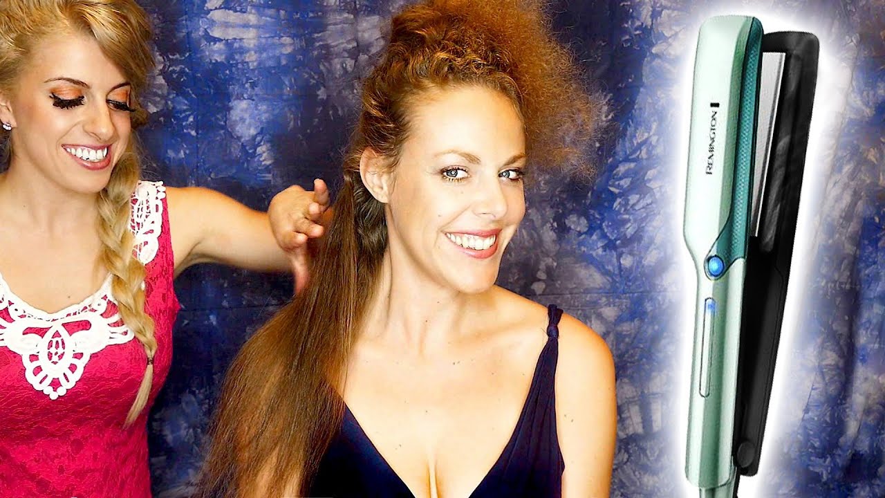 ASMR Hair Salon Styling w/ Hair Brushing & Straightening Soft Spoken Binaural Ear to Ear