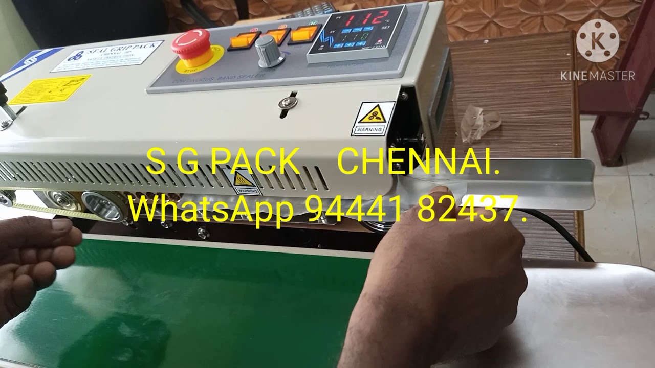 🌺BAND SEALER MACHINE🌺DEMO 🌺FROM 🌺S G PACK🌺 CHENNAI🌺