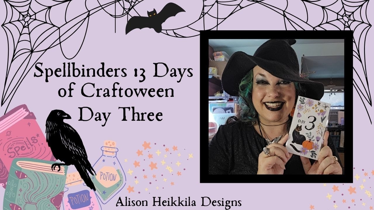 Spoiler! Spellbinders Craftoween: Day 3