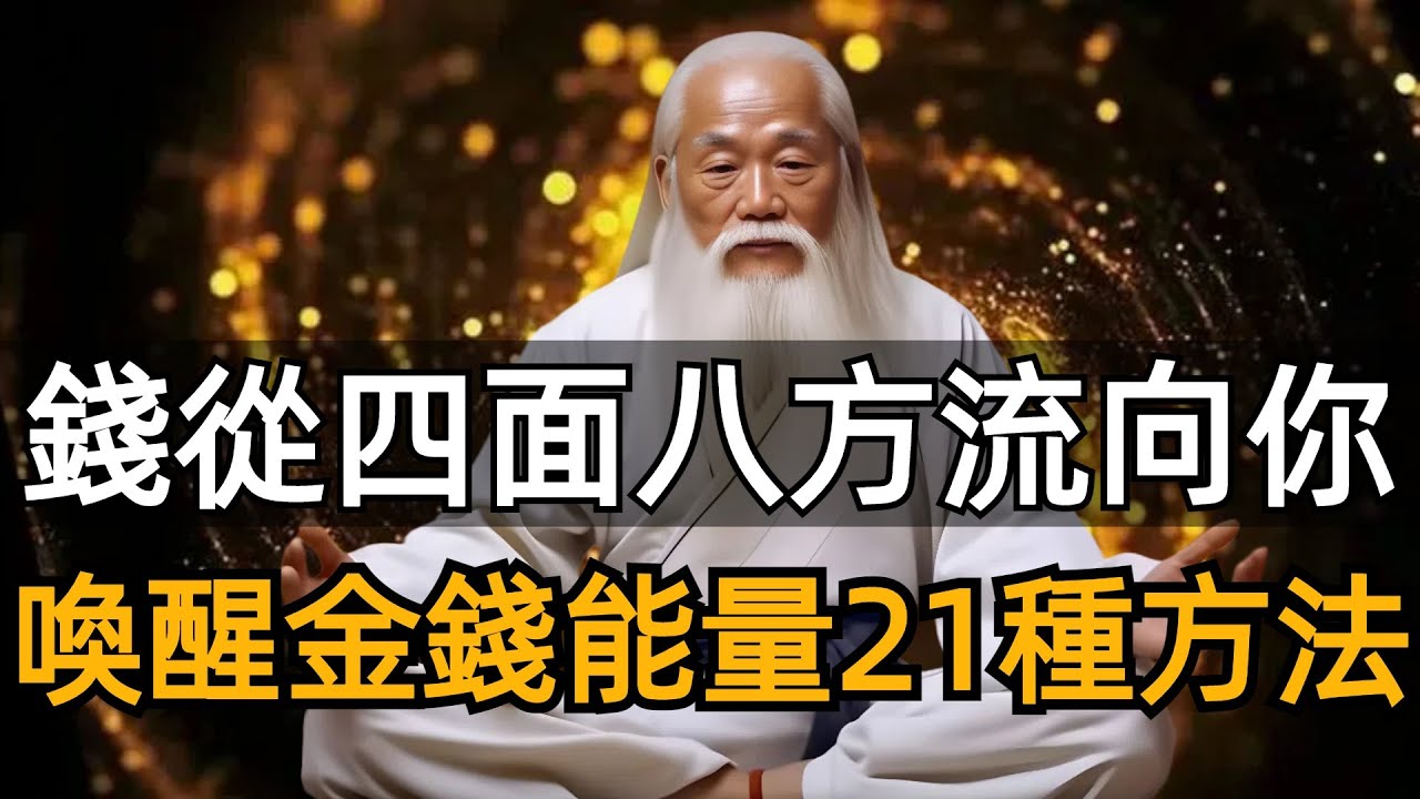 錢是有靈性的，喚醒金錢能量的21種方法，金錢（財富）會源源不斷向你！