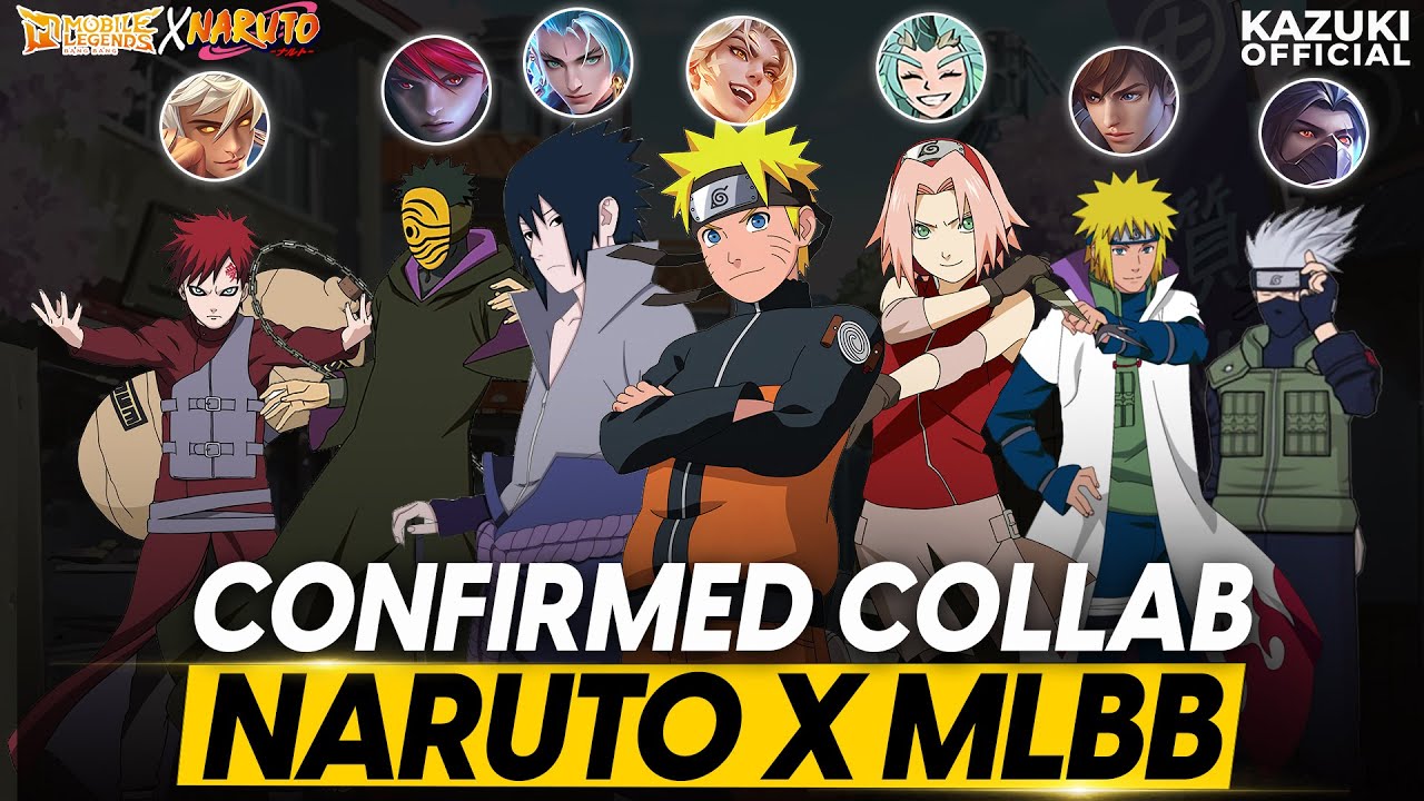 UPCOMING MLBB x NARUTO COLLAB | CONFIRMED 7 HEROES | NARUTO as LUKAS |&nbsp;SASUKE&nbsp;as&nbsp;SUYOU