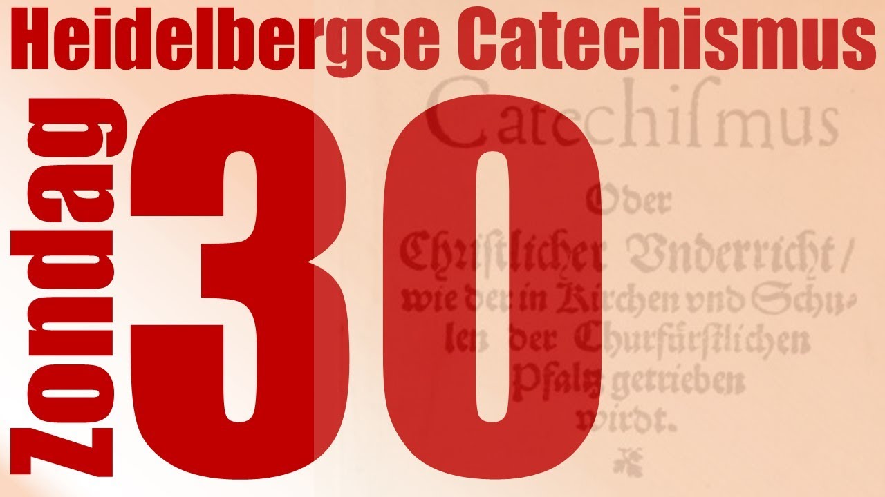 Ds. G. van Zanden | Heidelbergse Catechismus Zondag 30 | Het Heilig Avondmaal |