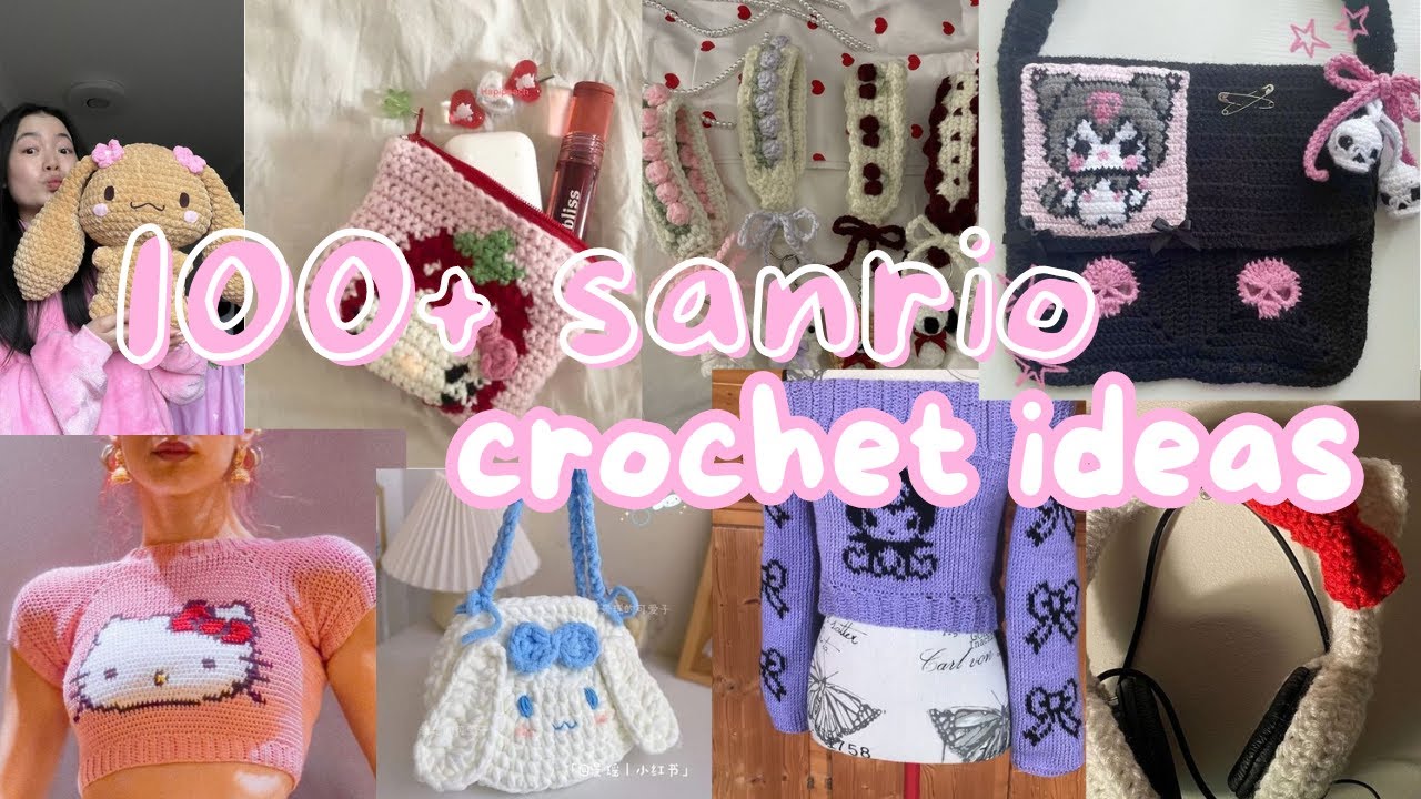 100+ cute Sanrio Crochet Ideas ≽^&bull;༚&bull; ྀི≼