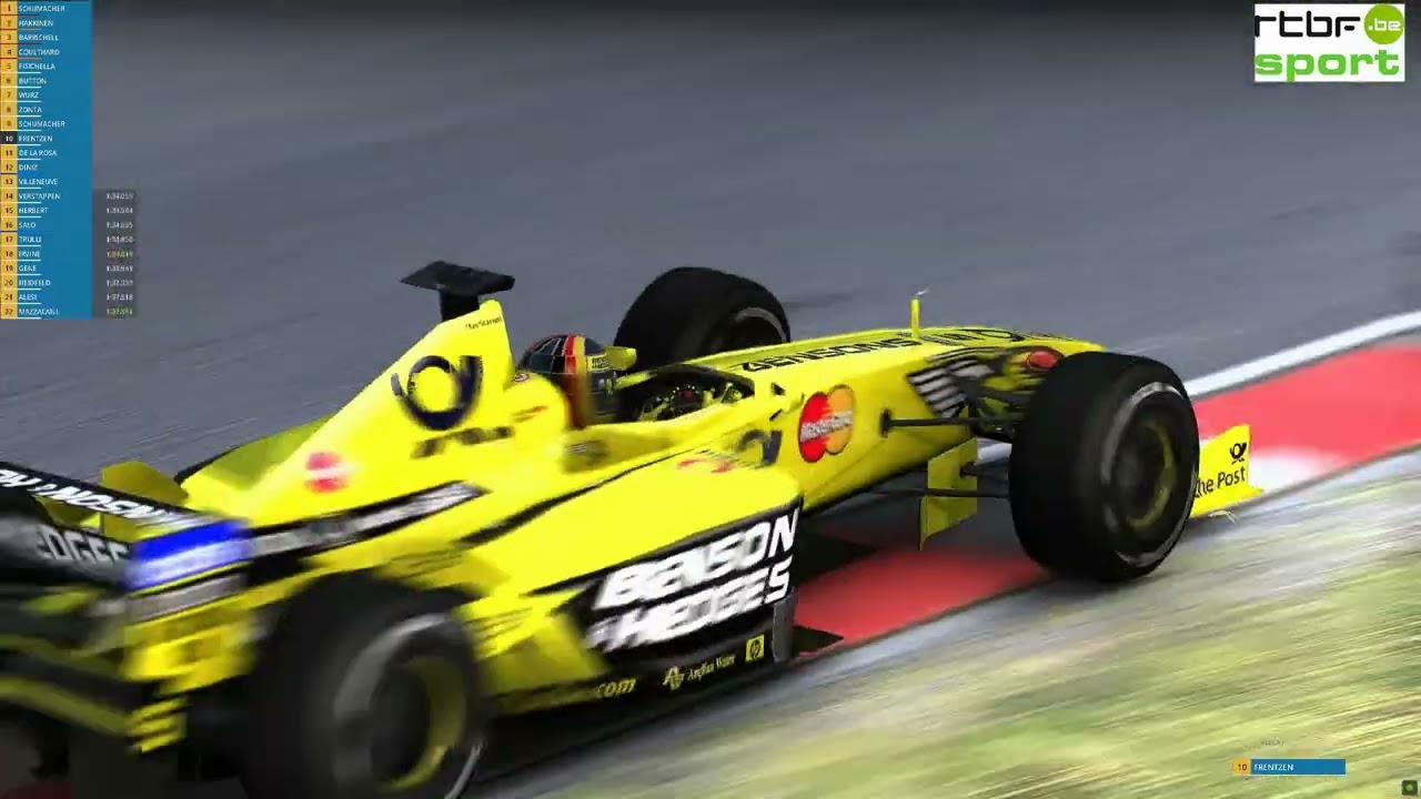 Jordan Mugen-Honda EJ-10 de 2000 TV cam Heinz-Harald Frentzen