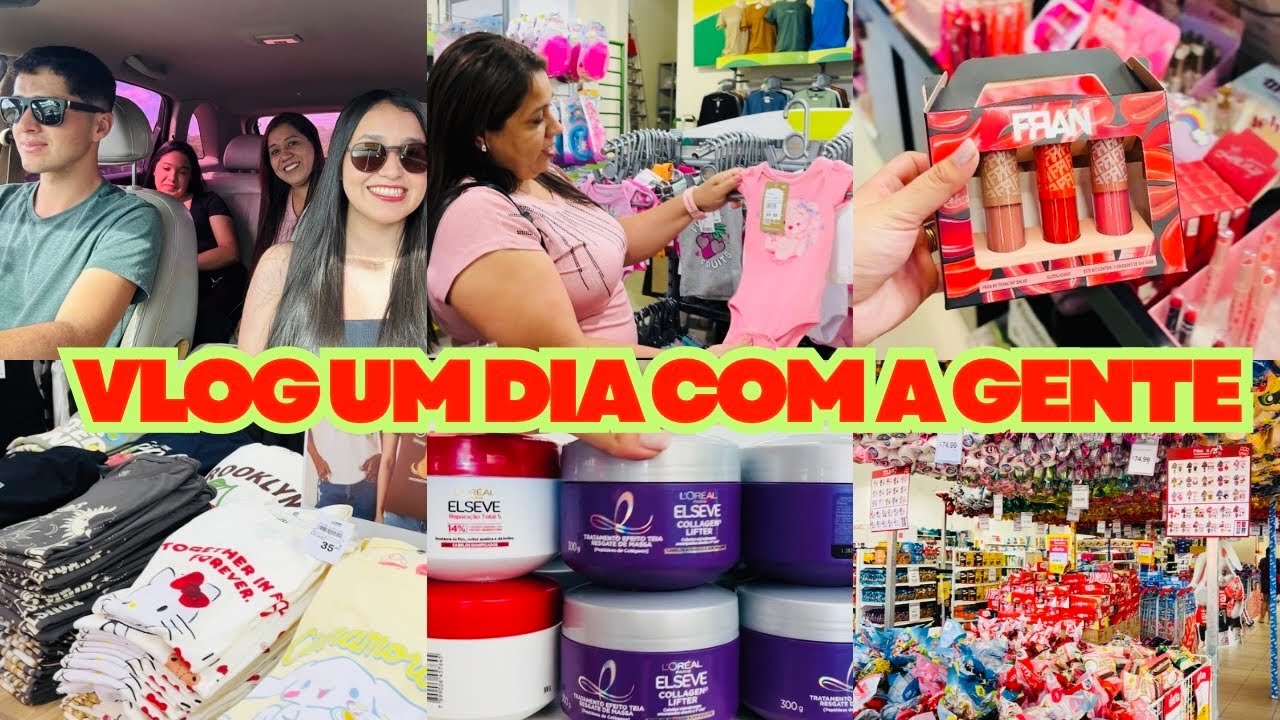 VLOG UM DIA COM A GENTE + COMPRINHAS E ACHADINHOS 