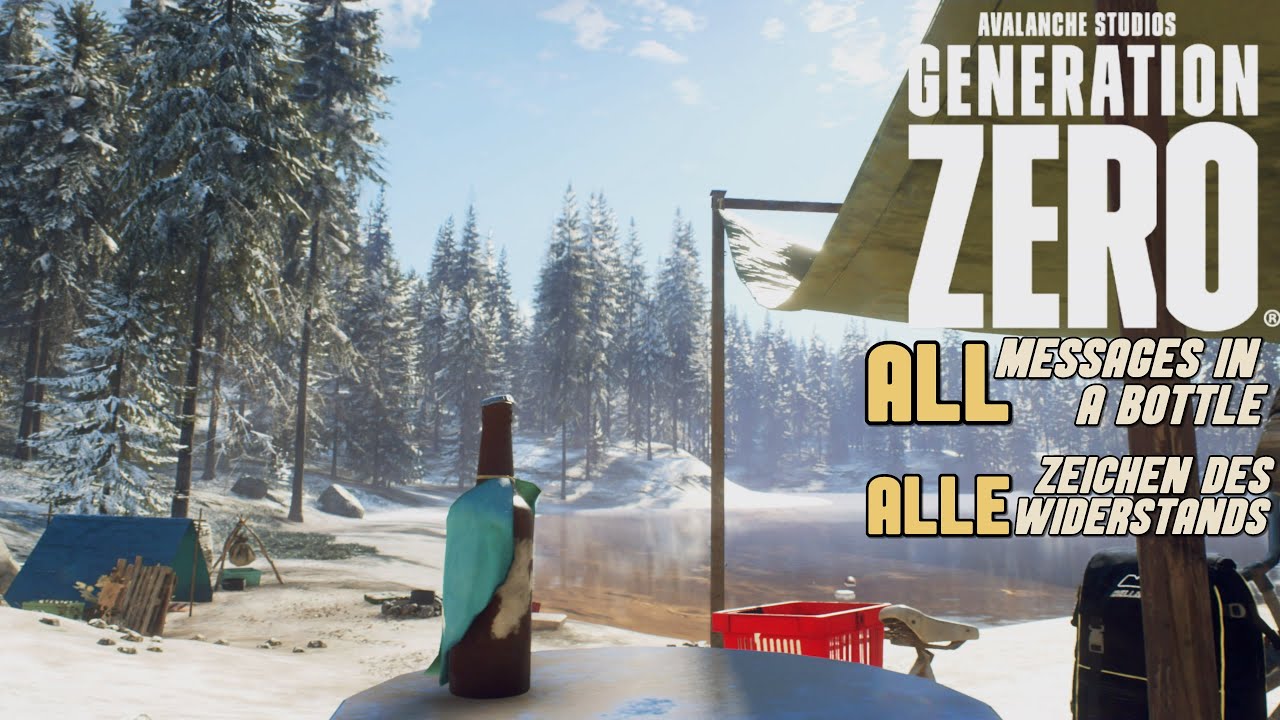 Generation Zero - All Messages in a Bottle/Alle Zeichen des Widerstands|Collectibles [no commentary]