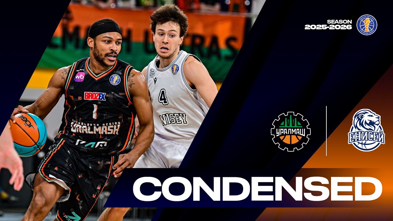 Uralmash vs Enisey Condensed Game January, 24 | Season 2025-26