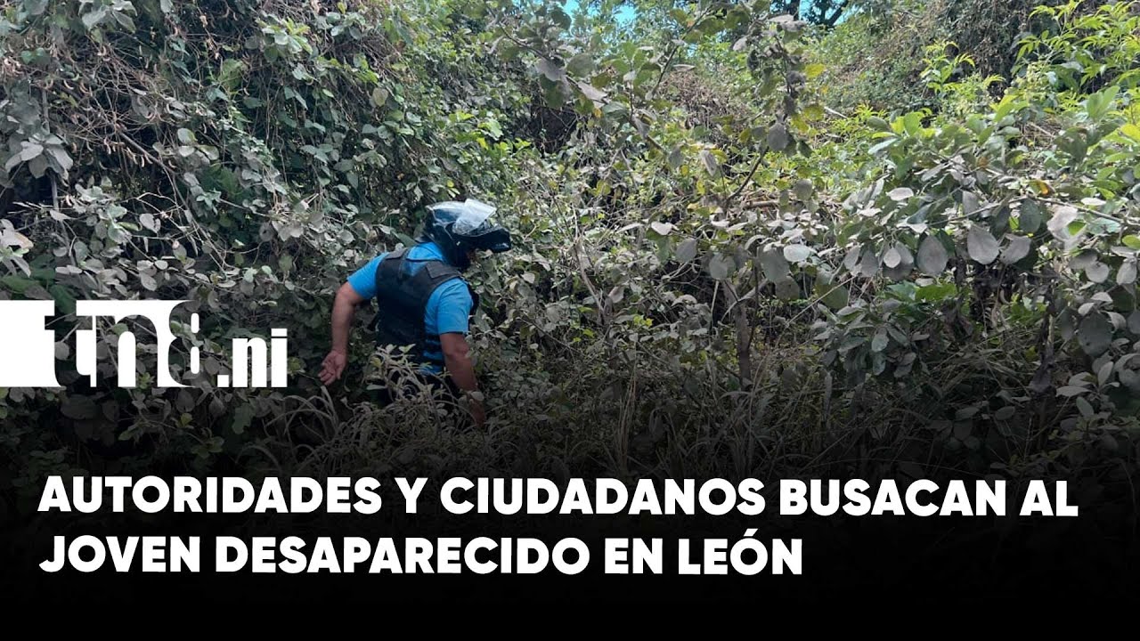 Familiares y vecinos buscan intensamente a joven desaparecido en León