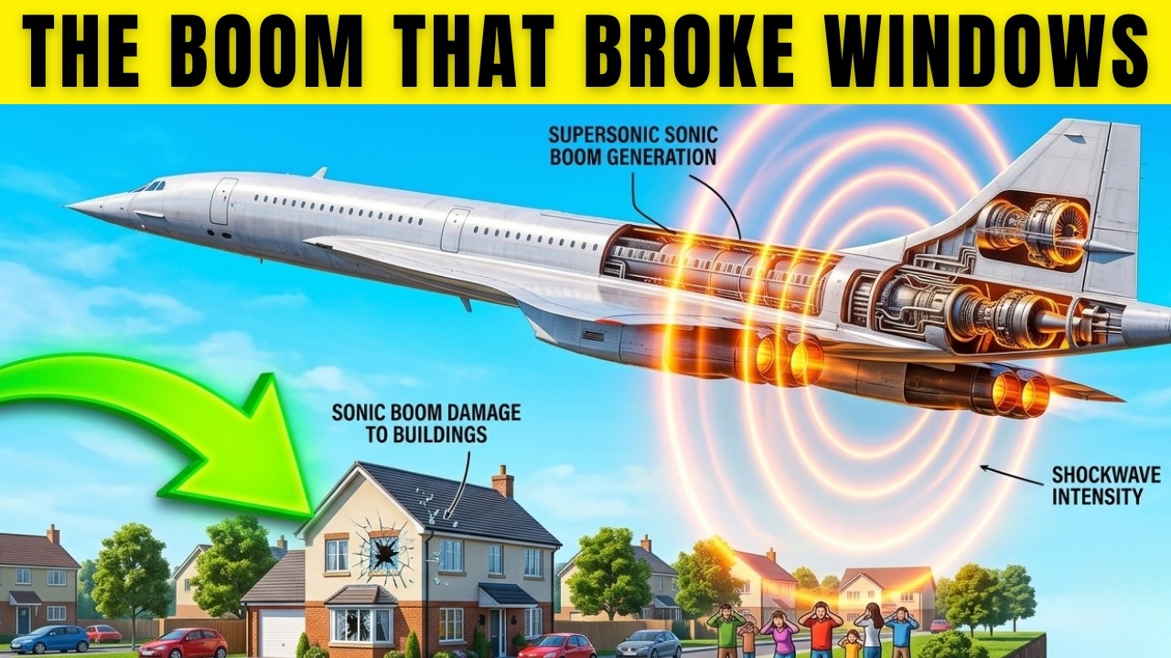 Why the Concorde Was Banned Supersonic Flight Over Land with Breaking the Sound Barrier