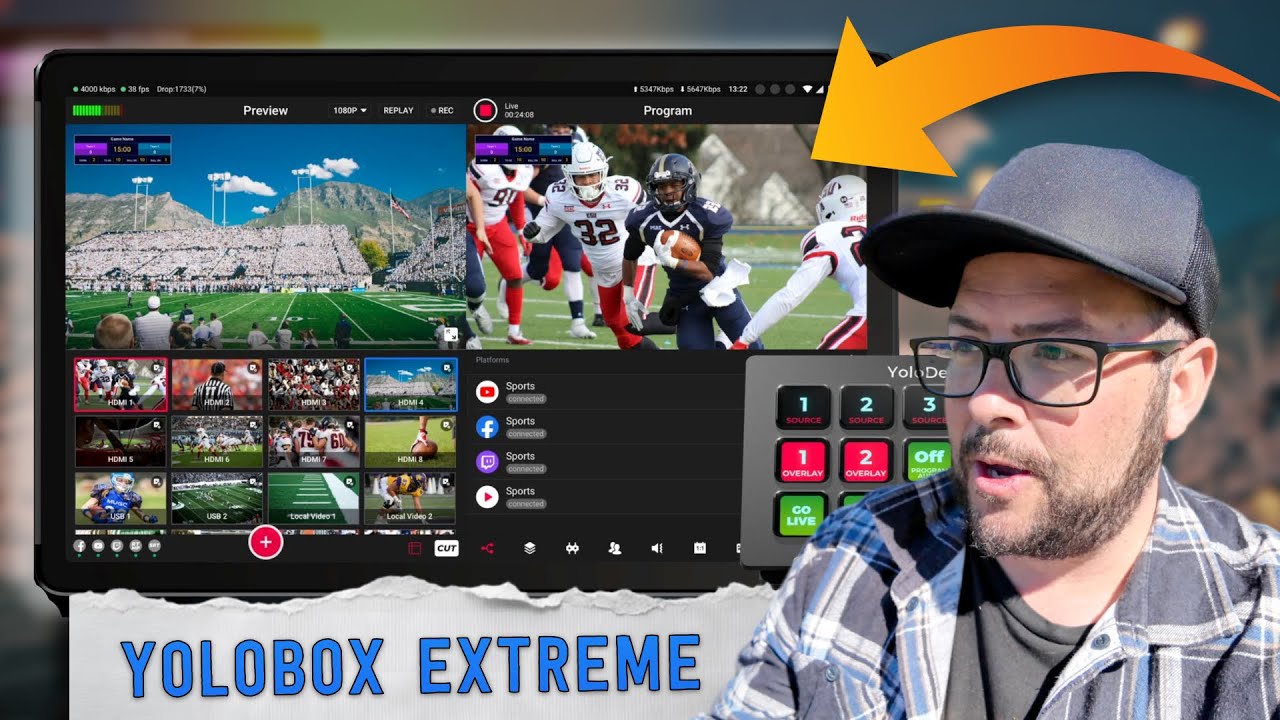 Transform Your Local Sports Livestreams with this One Device. Yolobox Extreme