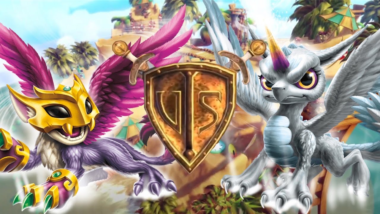 Scratch Vs Polar Whirlwind PVP Arena Battle Skylanders Swapforce (Local)