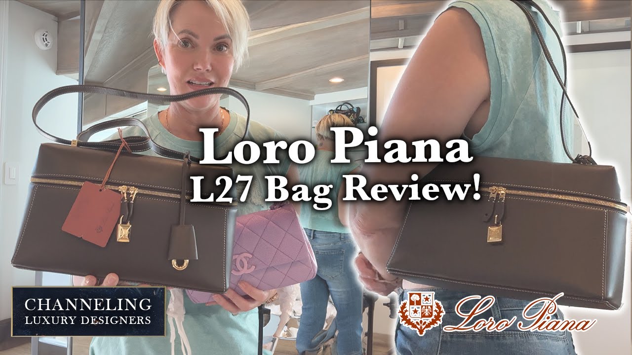 Распаковка, модшоты и обзор сумки Loro Piana L27 Winter 2023 — Роскошные дизайнеры с ~~Dani B