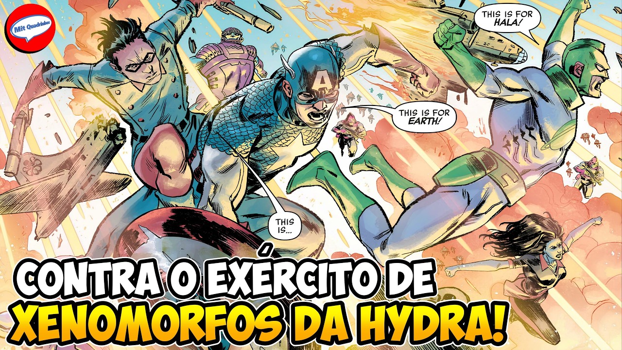 O PLANO PARA CRIAR O SOLDADO XENOMORFO || Alien vs. Capitão América #3 (2026)