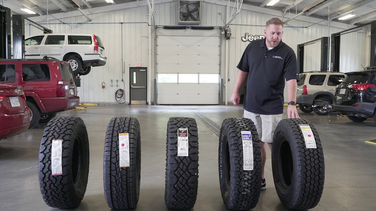 Видео сравнения шин General Grabber ATX, BF Goodrich KO2 и Goodyear DuraTrac