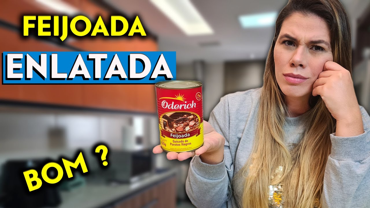 FEIJOADA ENLATADA - É BOM? VALE A PENA?