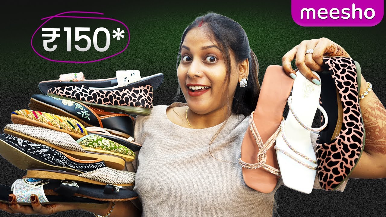 Meesho Footwear Haul Starting ₹150 | Affordable & Trendy Shoes Review