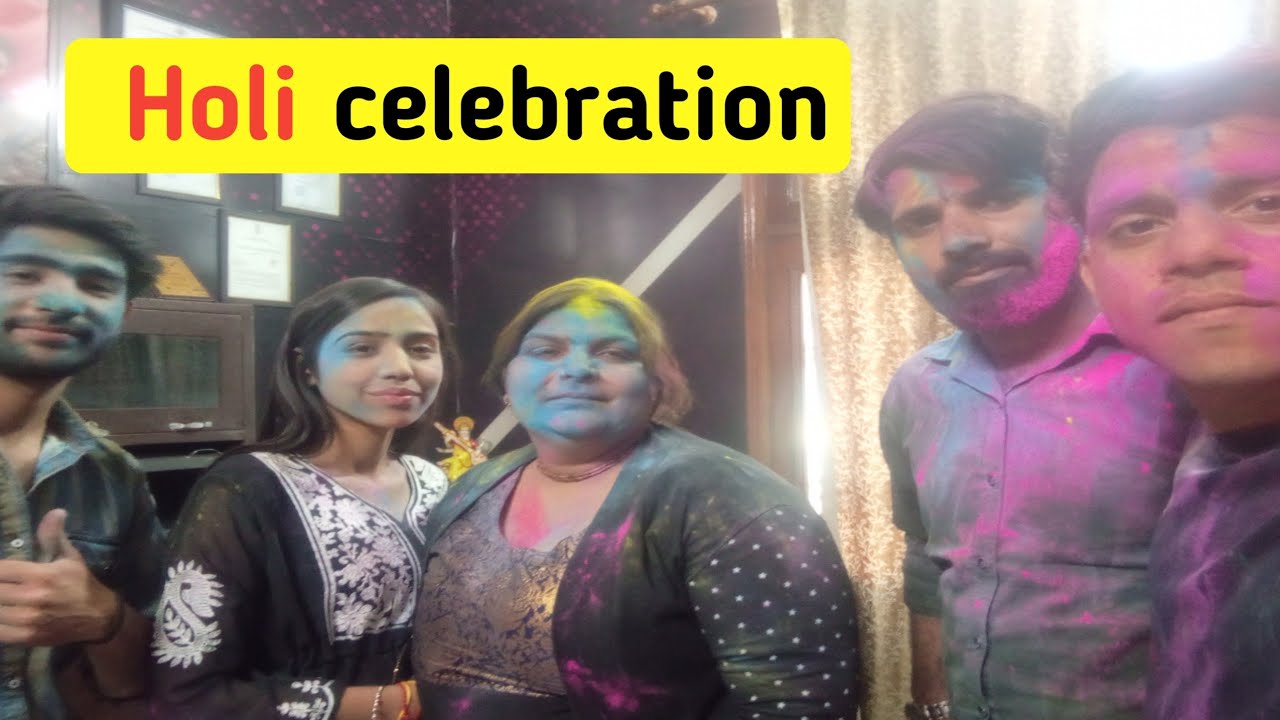 holi celebration😜 / Lakshya The Target Library /