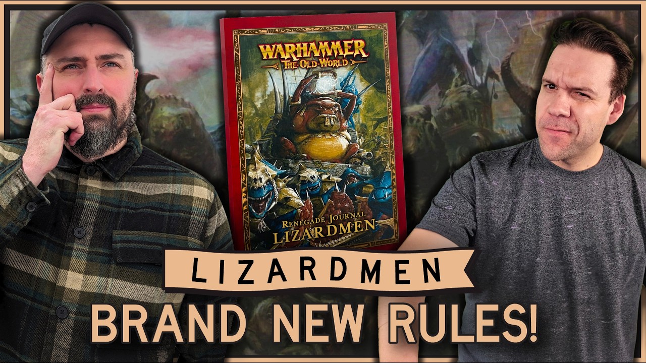 Стали ли Люди-ящеры ХОРОШИ в Warhammer the Old World!? | Renegade Reveal | Square Based Show