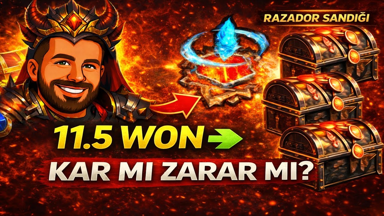 11.5 WON Harcadım! Razador Sandığı Kar mı Zarar mı? | Metin2TR