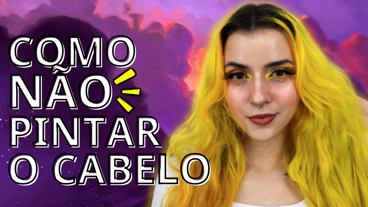 YELLOW HAIR | CABELO AMARELO | TUTORIAL??| NAY FIRENS