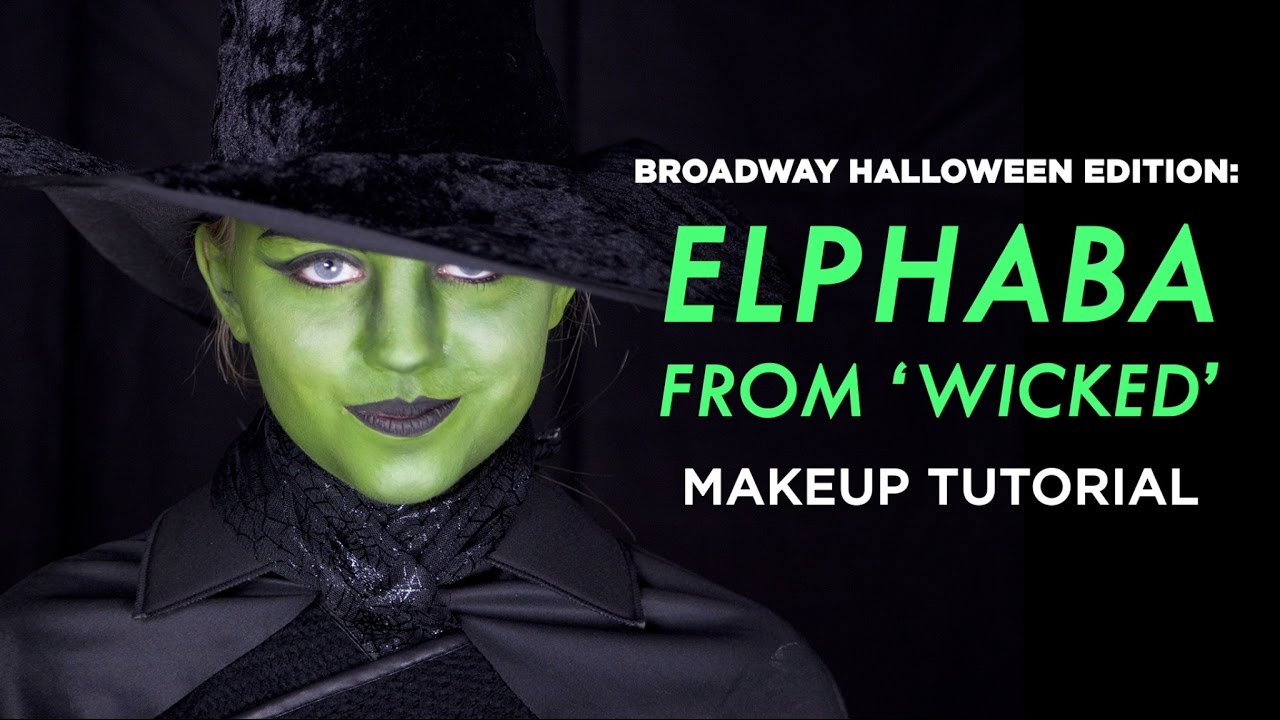 Elphaba from Wicked Halloween Makeup Tutorial