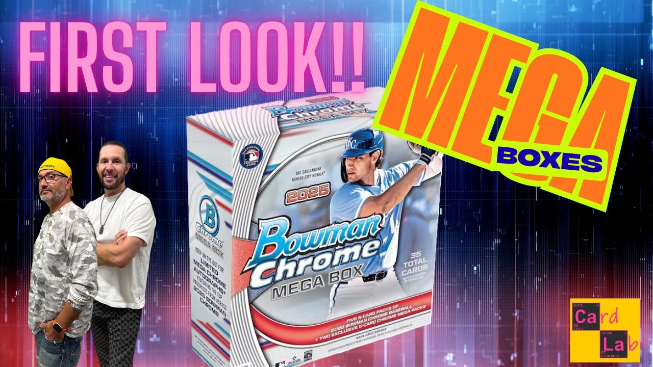 Стоит ли покупать боксы Bowman Chrome MEGA 2025 года? Первый взгляд и глоток! Рефракторы Mojo ВЕР...