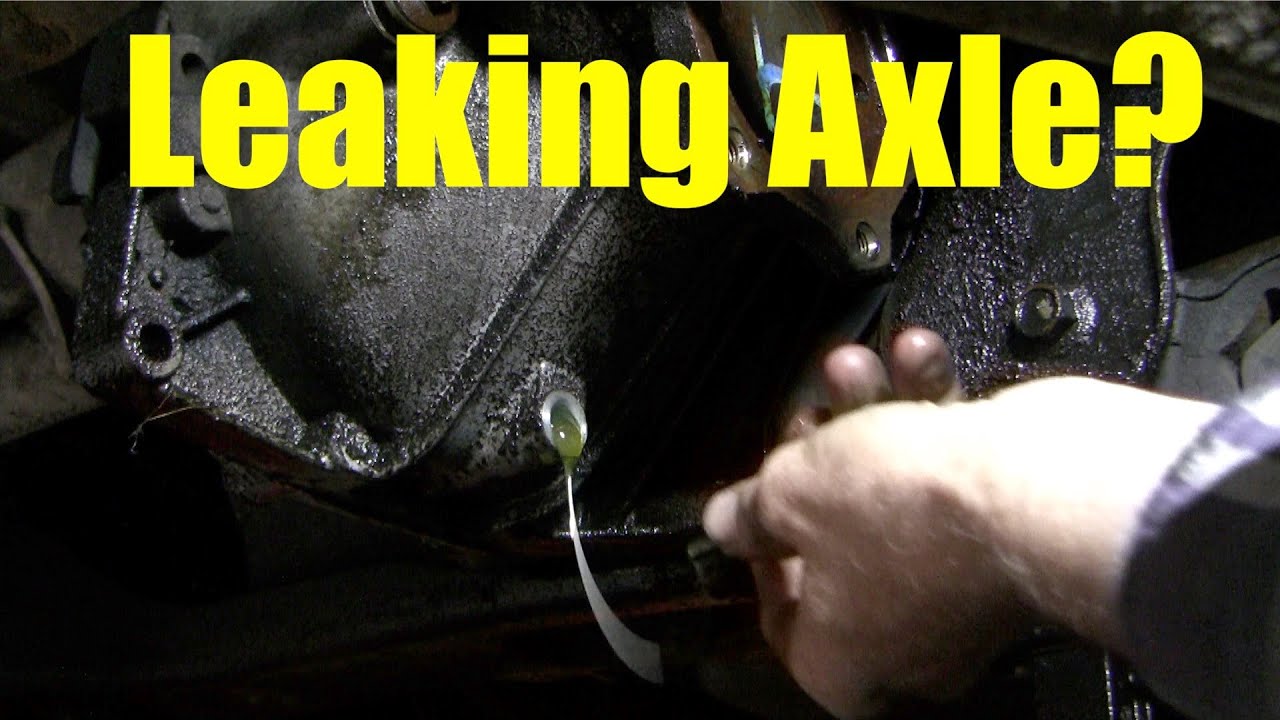 How to fix a leaking left front axle seal, Chev/GM 4X4,  part 2