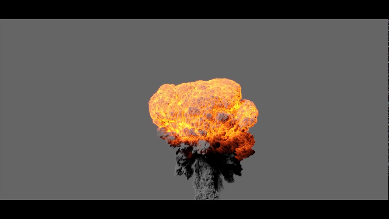Big Fireball Explosion using Houdini