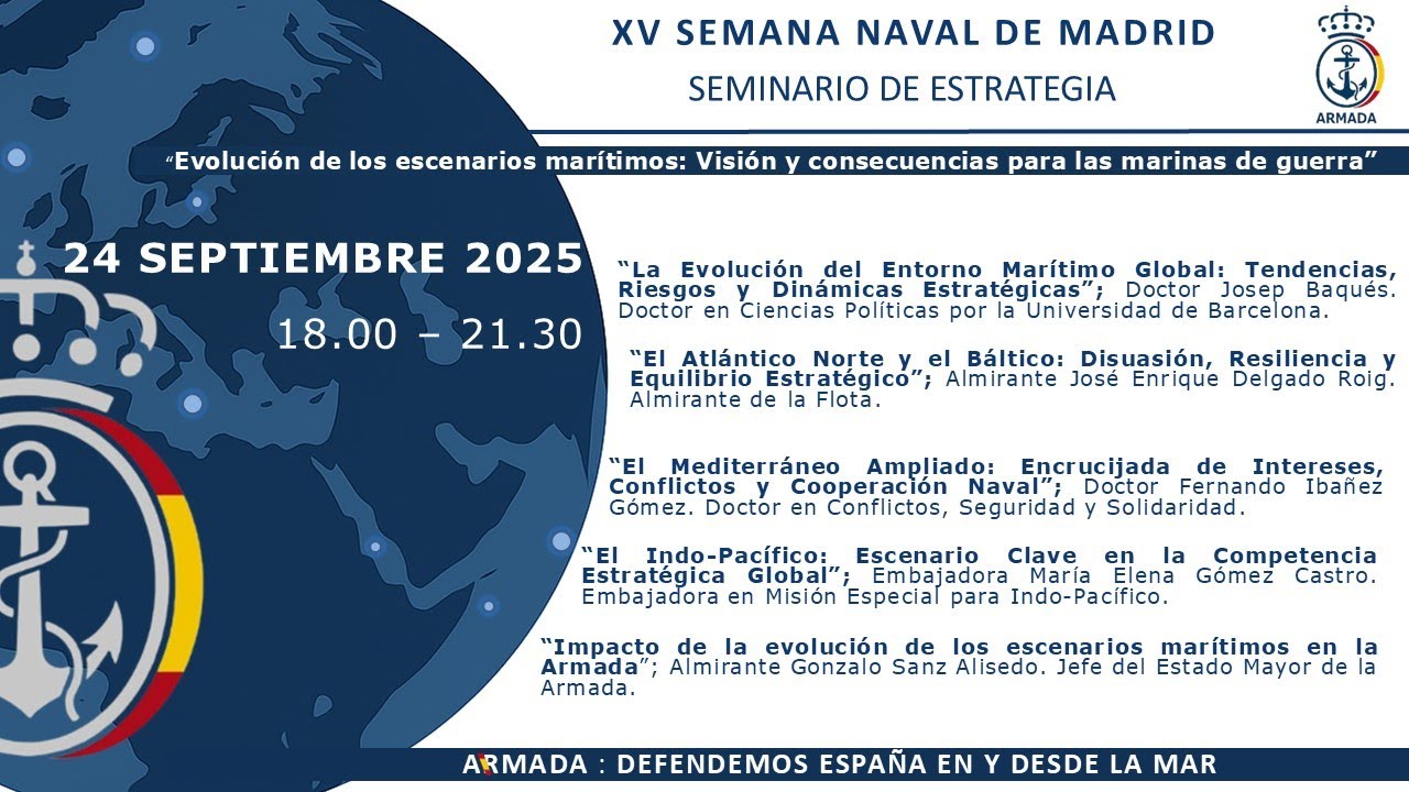 Seminario de Estrategia: Evolución de los escenarios marítimos