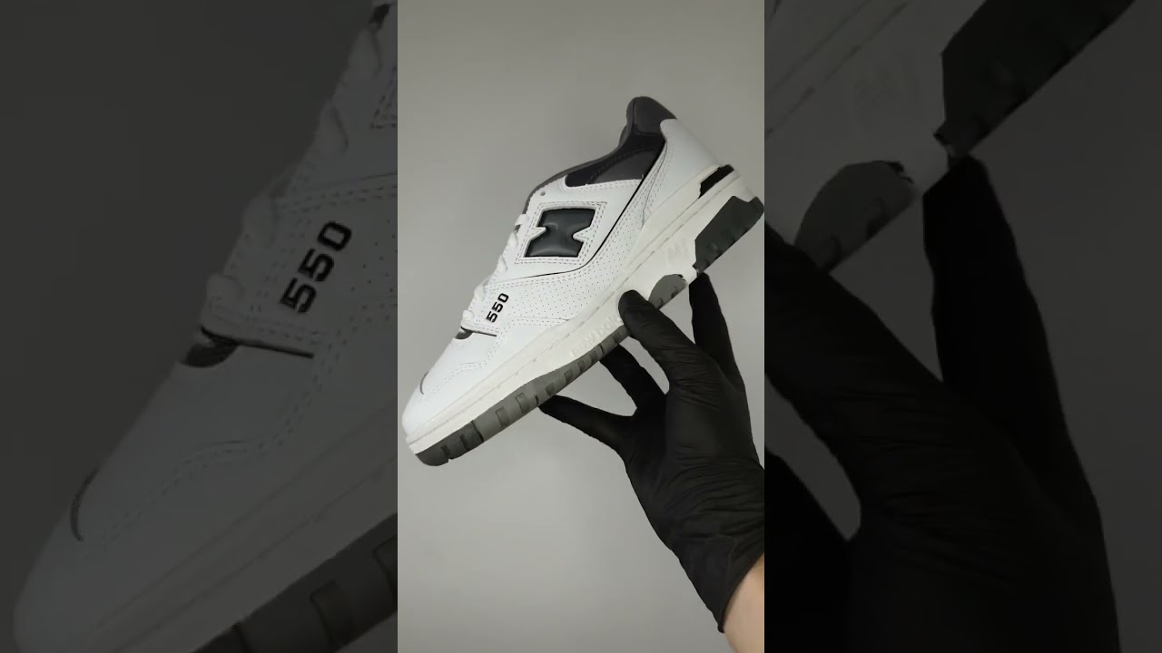 New Balance 550 White Grey Dark Grey - BB550WTG - 