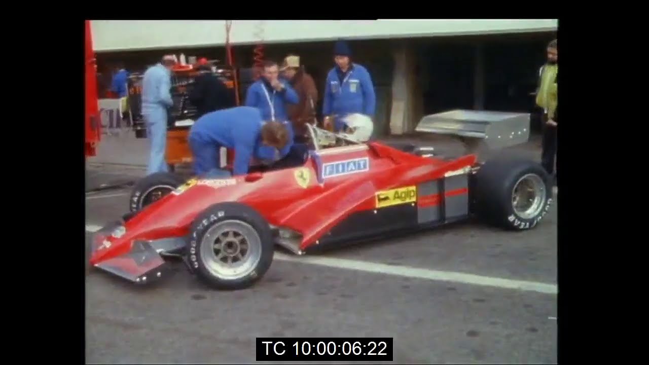 F1 1983 pre-season testing at Paul Ricard Castellet race track