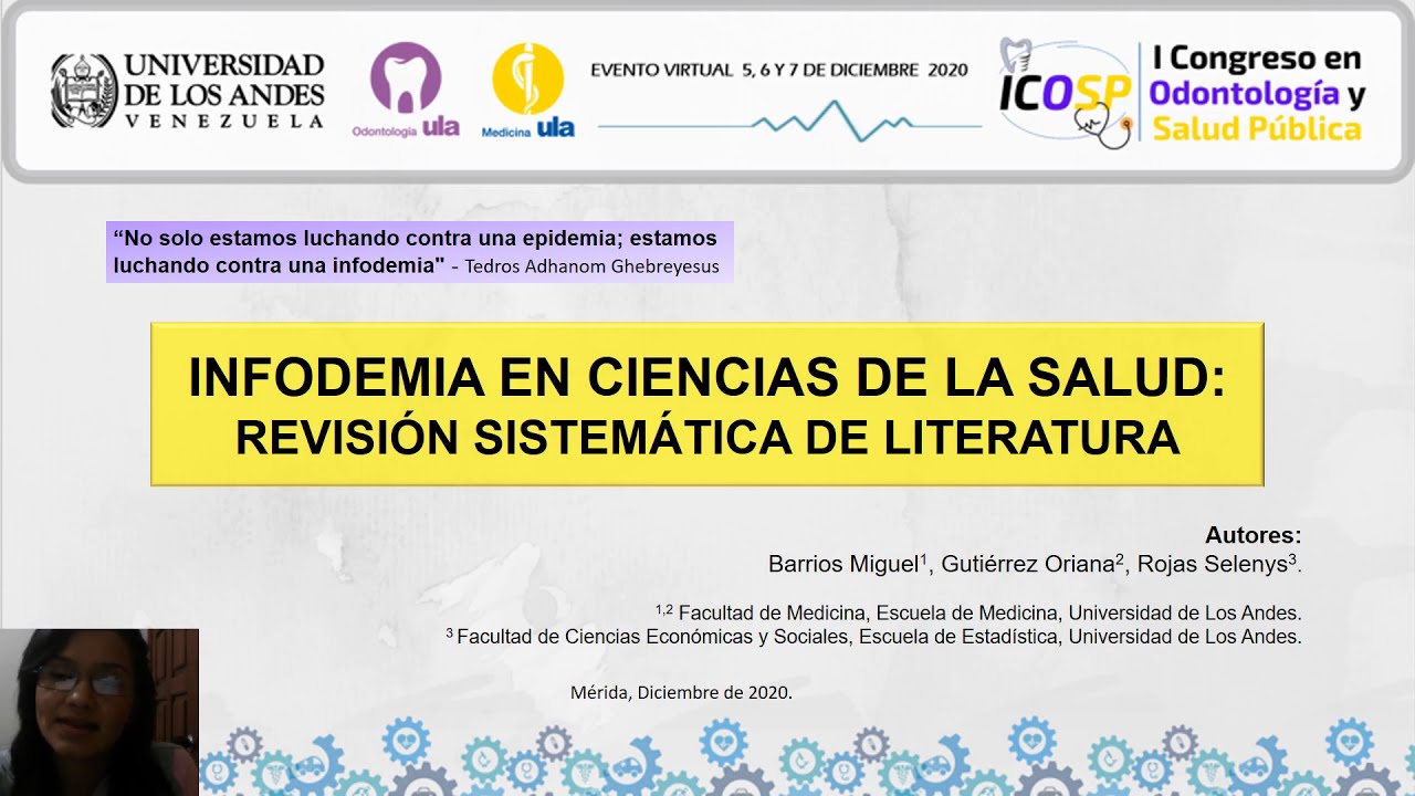 Infodemia en Ciencias de la Salud: revisión sistemática de literatura.