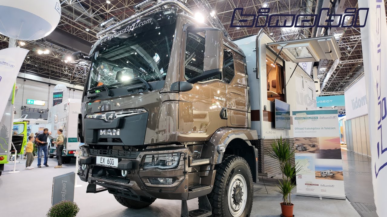 EX600 Bimobil 4x4 Offroad Fahrzeug  I Interview mit dem Chef I Caravan Salon 2025 I MoMa Camp