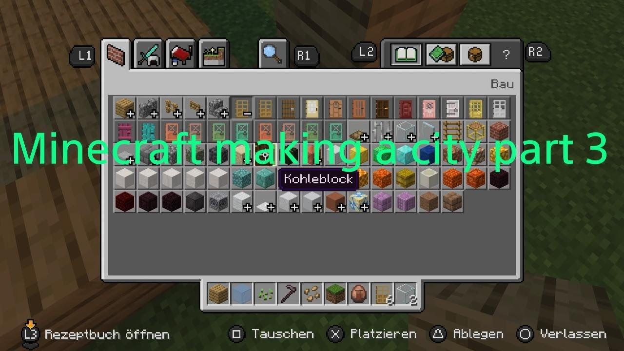 Minecraft making a city part 3