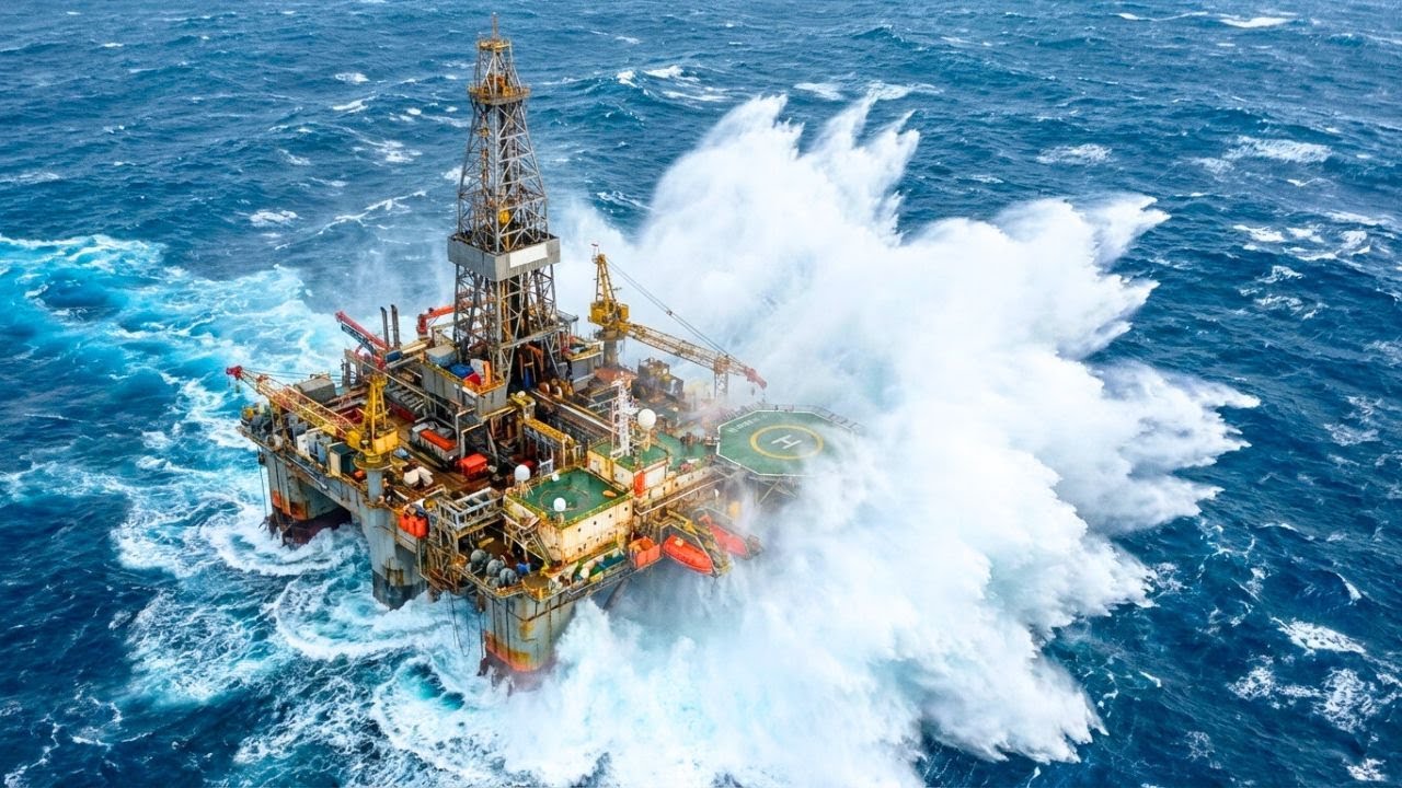 How Oil Rig Workers Survive the Worst Storms at Sea