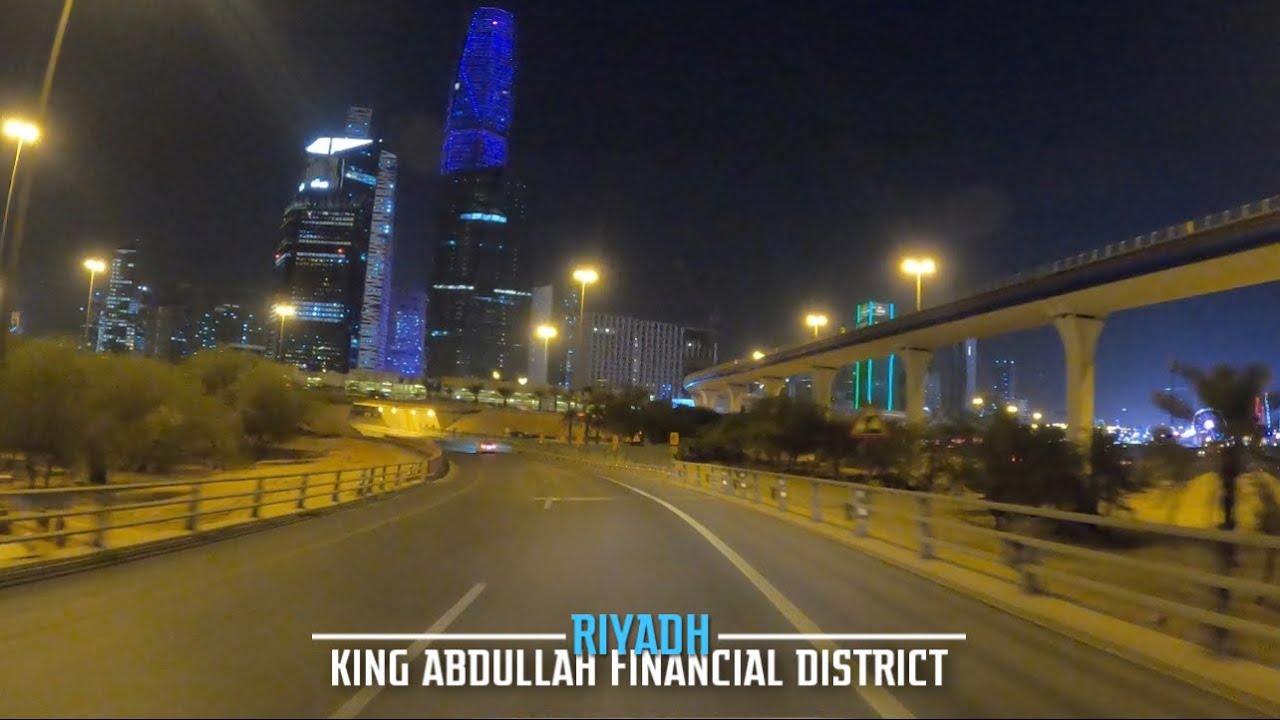 4K Drive in Riyadh | King Abdullah Financial District(KAFD) | Glittering Skyscrapers
