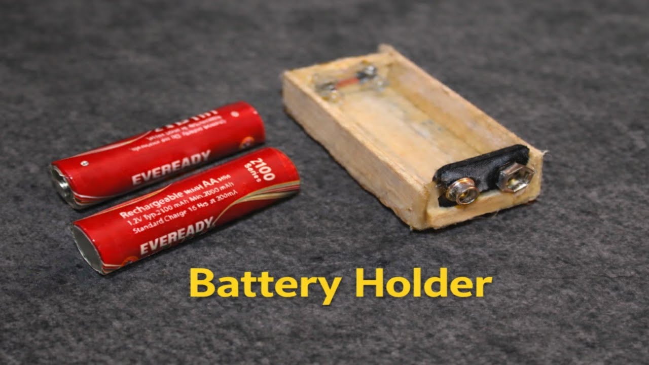 How To o Make a Bettery Holder at Home -Easy 