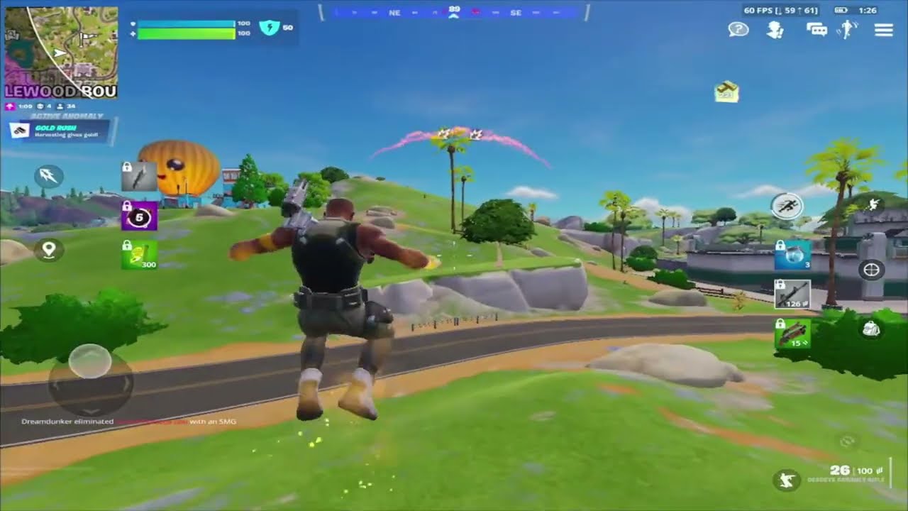 Fortnite on iPad A16 (Chapter 7 Season 1) 