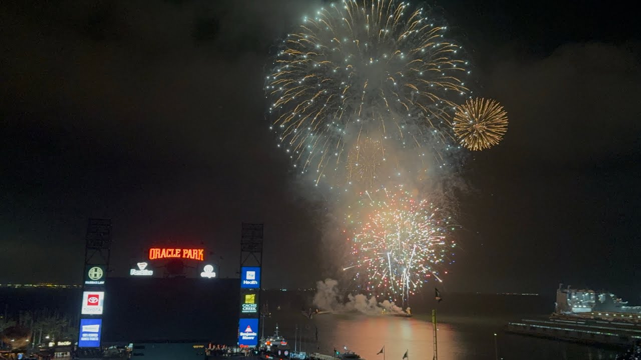 San Francisco Giants Fireworks Night Oracle Park 5/16/25
