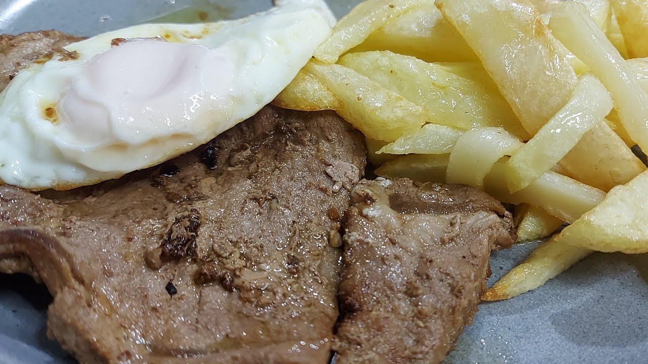 Prego no prato.