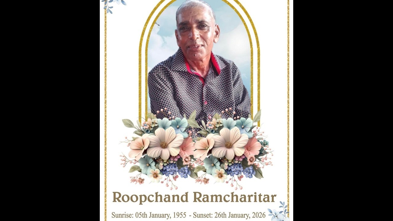 The Funeral of the late Roopchand Ramcharitar