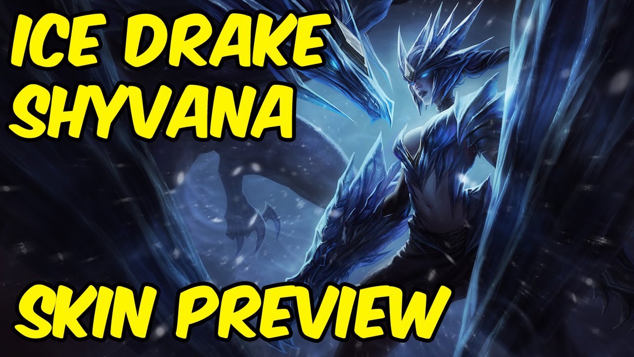League of Legends - Ice Drake Shyvana Skin Spotlight Gameplay Teaser Preview