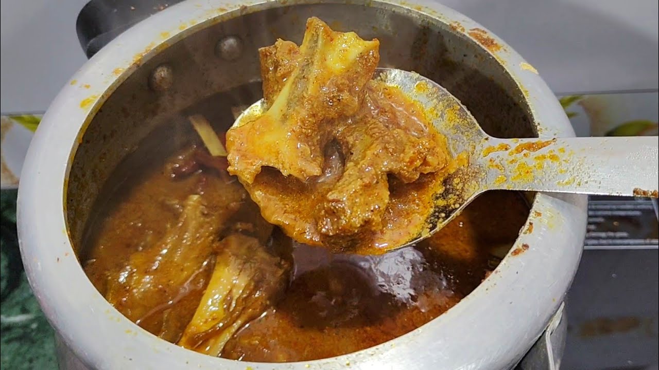 स्पेशल मटन करी बनाने का सबसे आसान तरीका | कुकर स्पेशल मटन करी