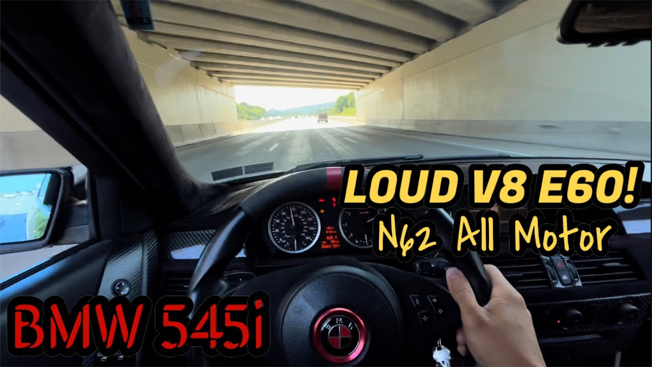 BMW E60 545i: Pure N62 H Pipe Sound (7/16/2022)