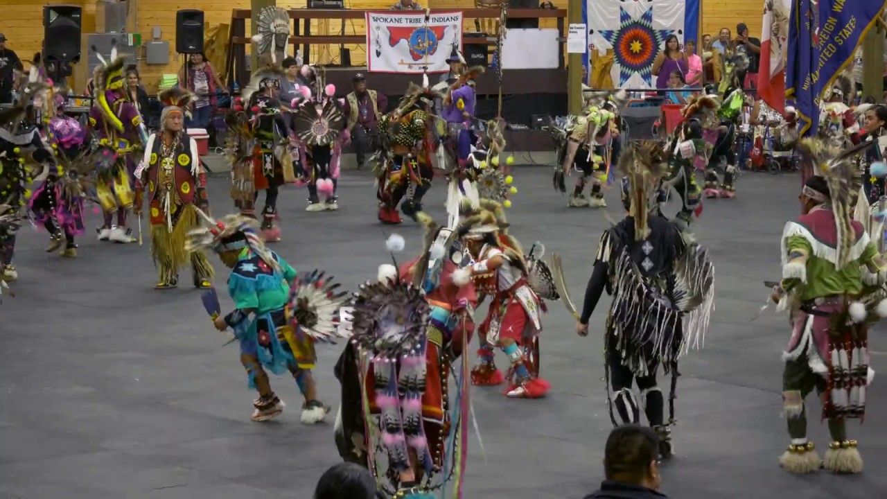Spokane Tribe of Indians 2017 Wellpinit, WA Powwow. Silent Hill. Men's Dance. 2017-09-02