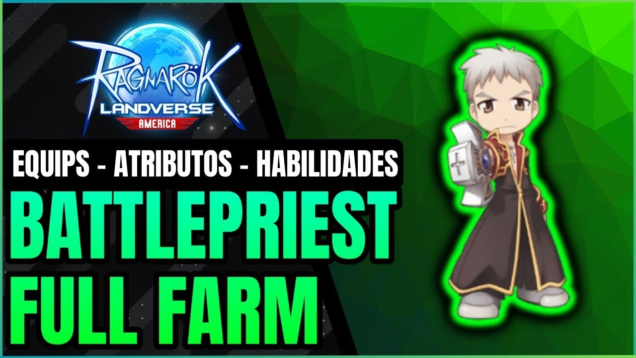 Sacerdote de Batalha FULL FARM 💰 Build F2P para Farmar ZENY e CARTAS no Ragnarok Landverse Americas