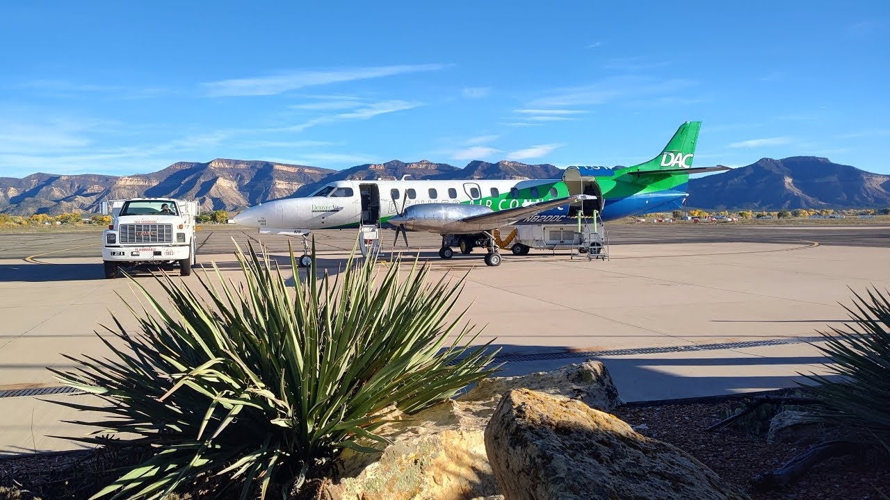 Sunny Afternoon Takeoff From Cortez (Denver Air Connection Metroliner)