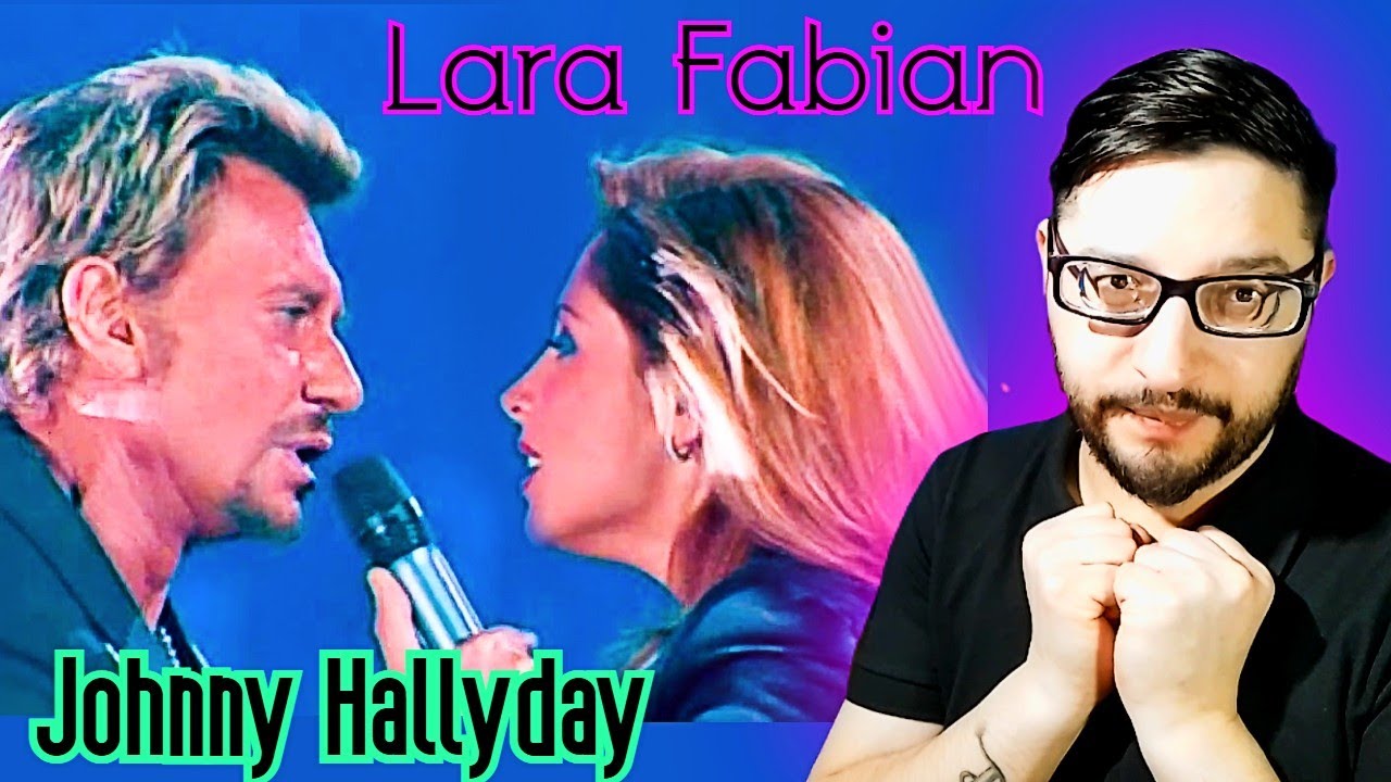 REACCION Lara Fabian & Johnny Hallyday 