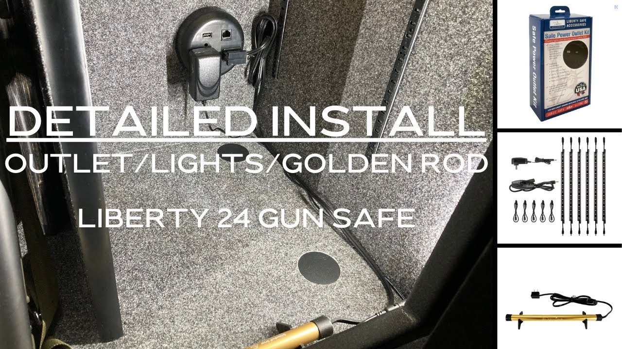 Liberty Safe Outlet Kit, Lights & Dehumidifier💪